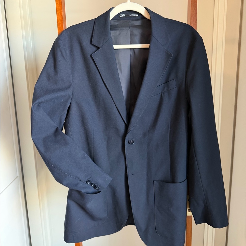 Zara Navy Blue Men's Blazer
